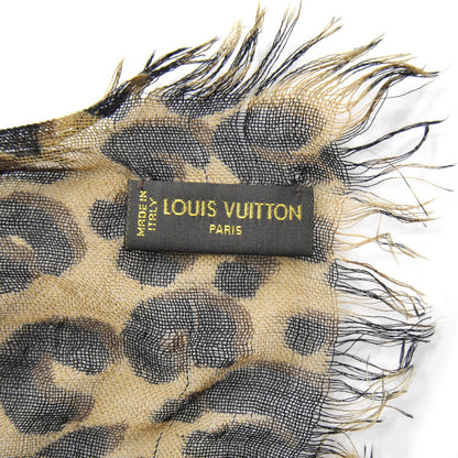 Louis Vuitton Cashmere Silk Leopard Stole 6 of 8