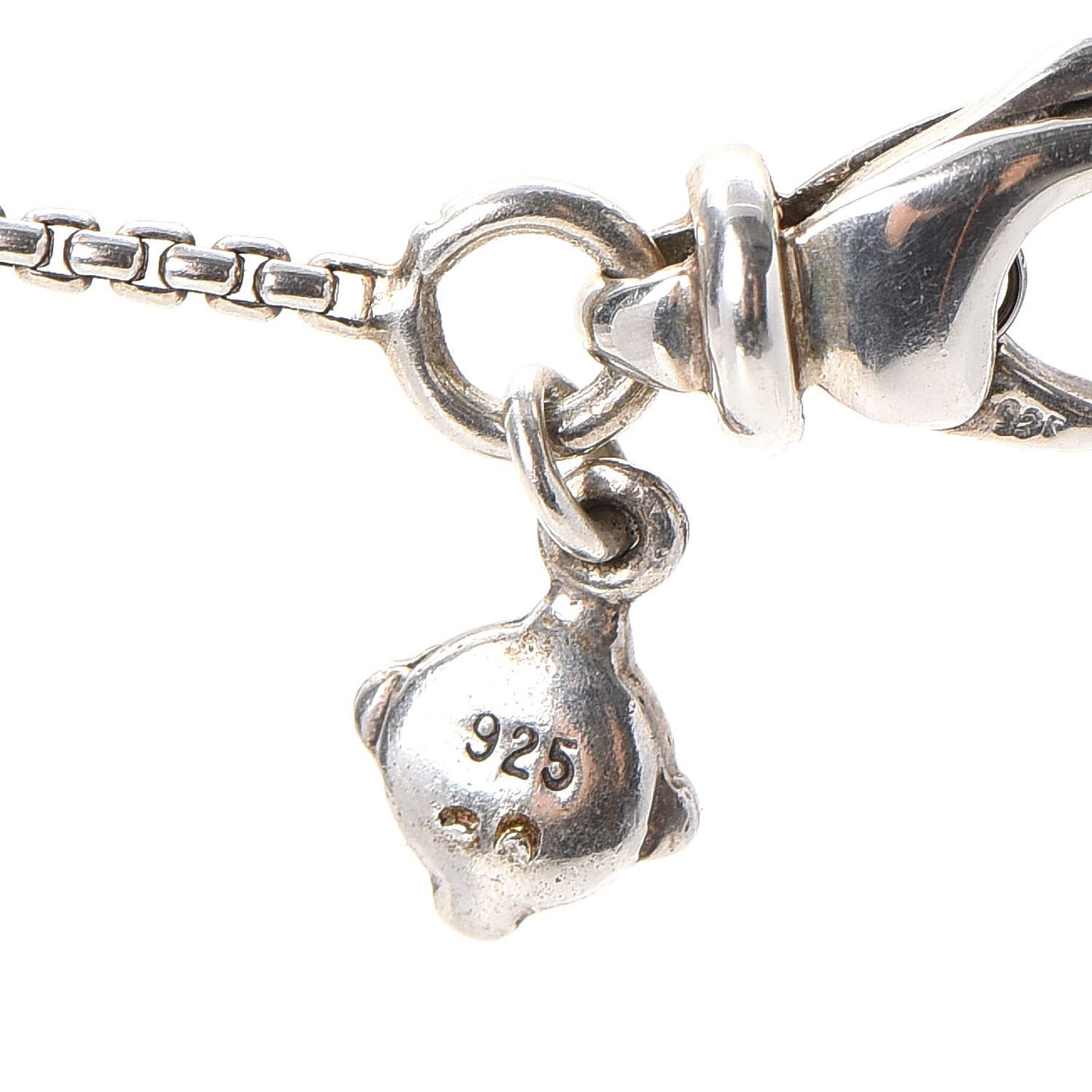 Sterling Silver Diamond Star Orb Tapestry Necklace