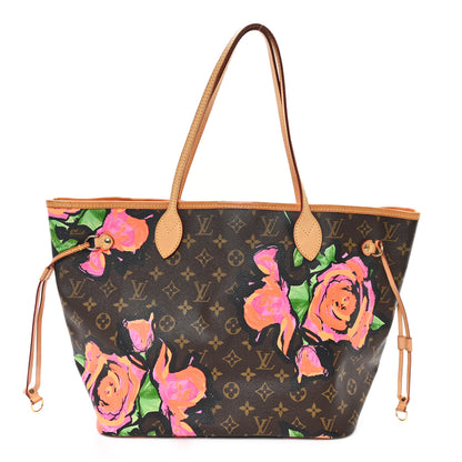 Louis Vuitton Monogram Roses Neverfull MM 1 of 11
