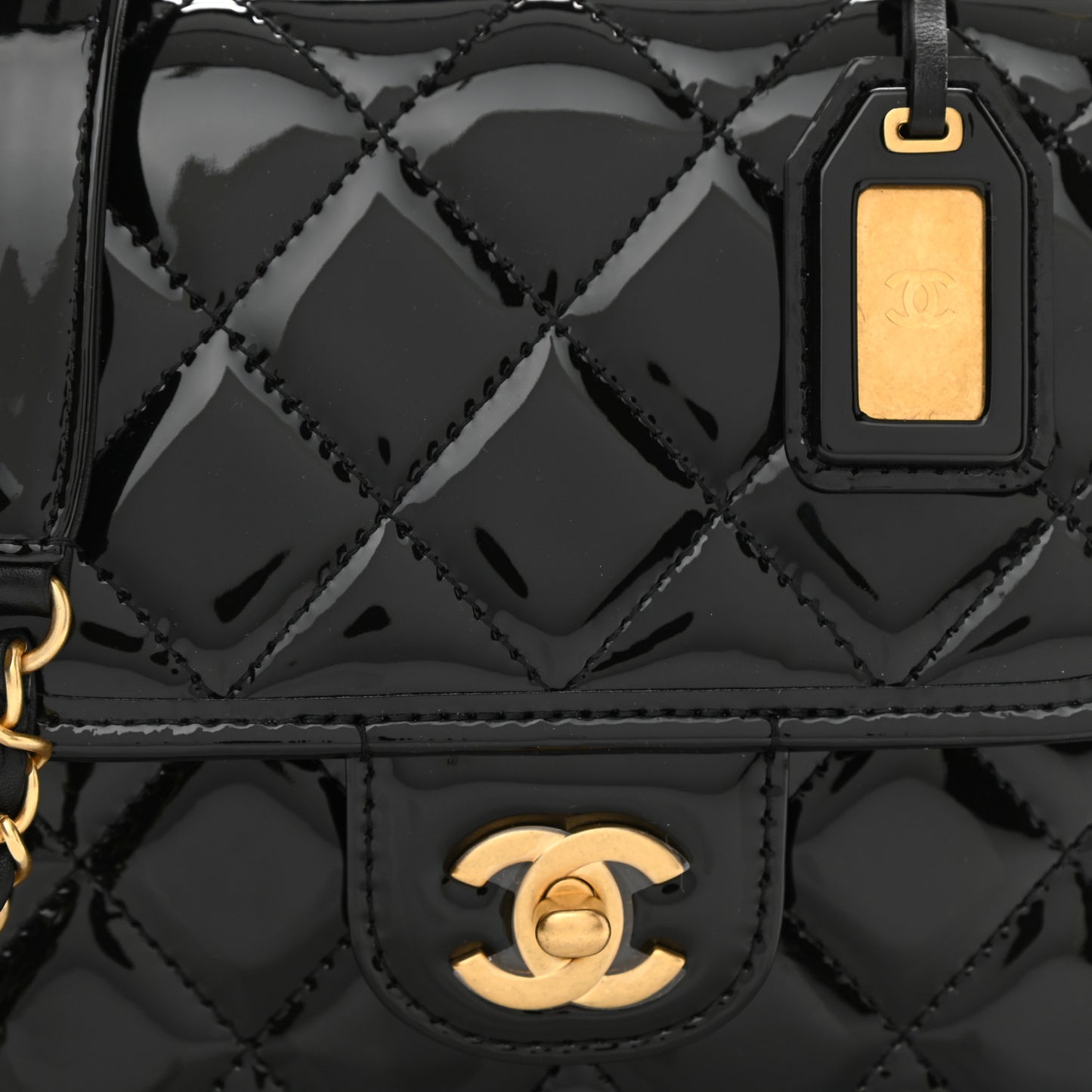 Patent School Memory Mini Top Handle Flap Black