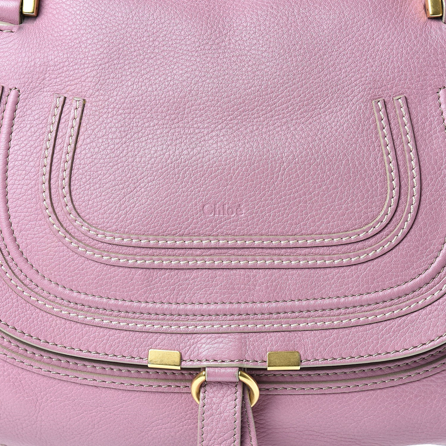 Chloe Calfskin Medium Marcie Satchel Velvet Mauve 13 of 19