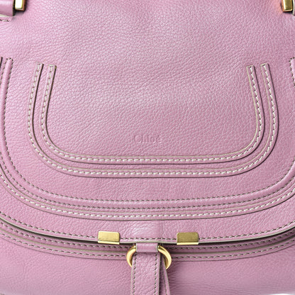 Chloe Calfskin Medium Marcie Satchel Velvet Mauve 13 of 19