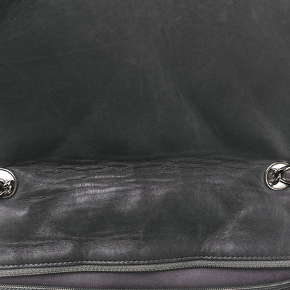 Chanel Lambskin Quilted Jumbo Single Flap Grey 12 of 12