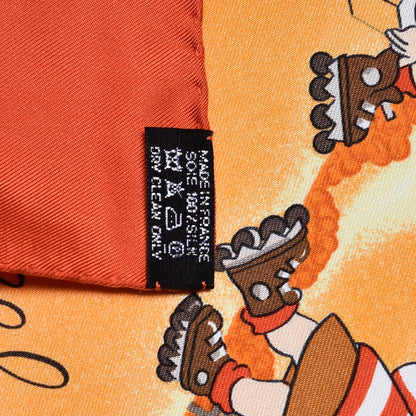 Hermes Silk Les Triples Scarf 90 8 of 9