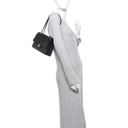 Chanel Caviar Quilted Medium Double Flap Black 2 of 11