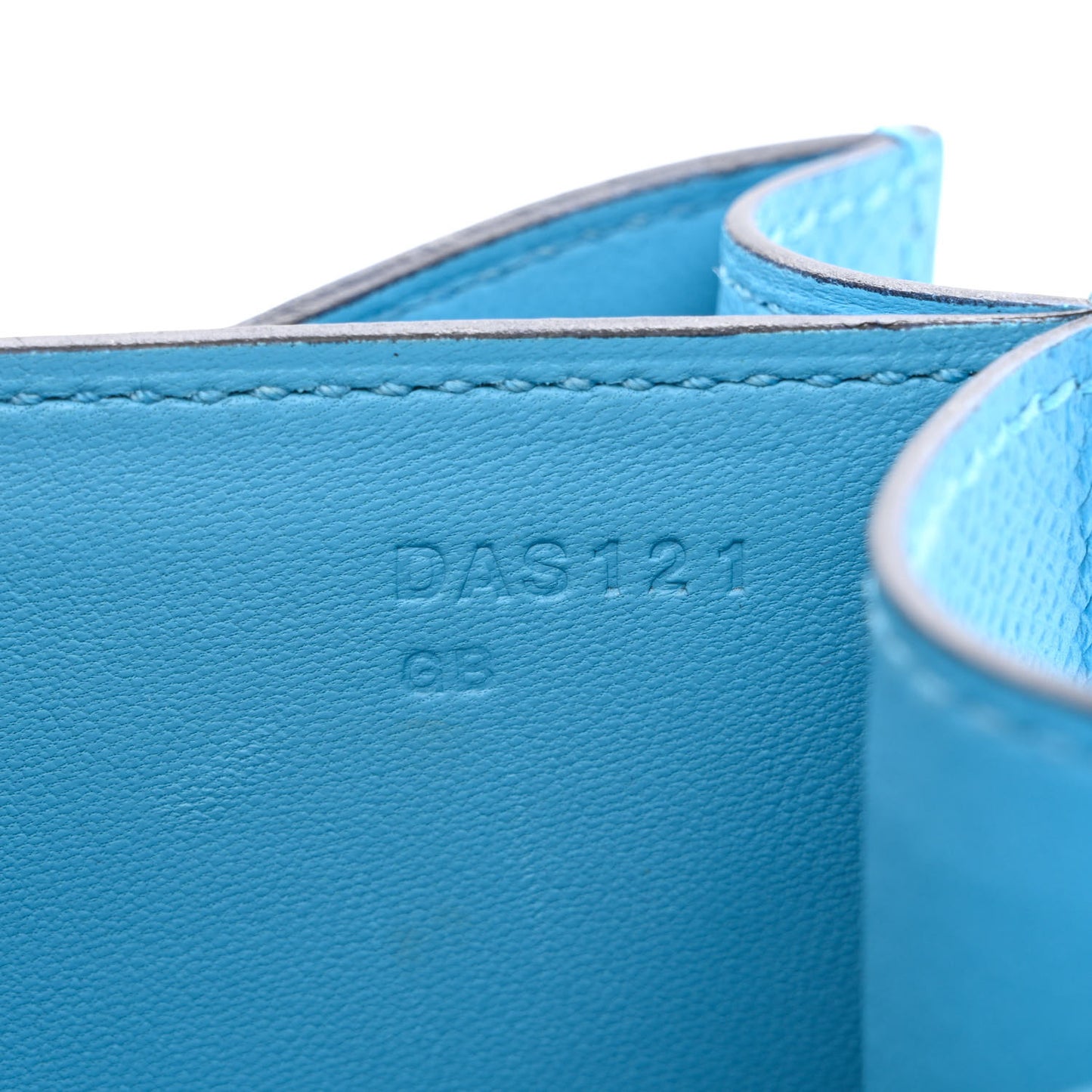 Epsom Enamel Constance 24 Bleu Du Nord Rouge