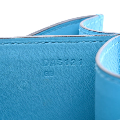 Hermes Epsom Enamel Constance 24 Bleu Du Nord Rouge 6 of 10
