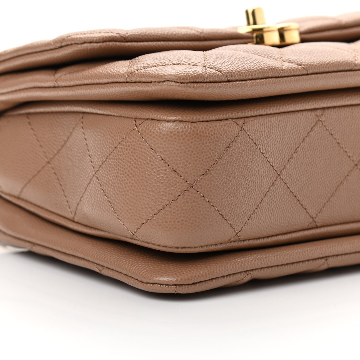 Chanel Caviar Quilted Mini Coco First Flap Beige 9 of 11