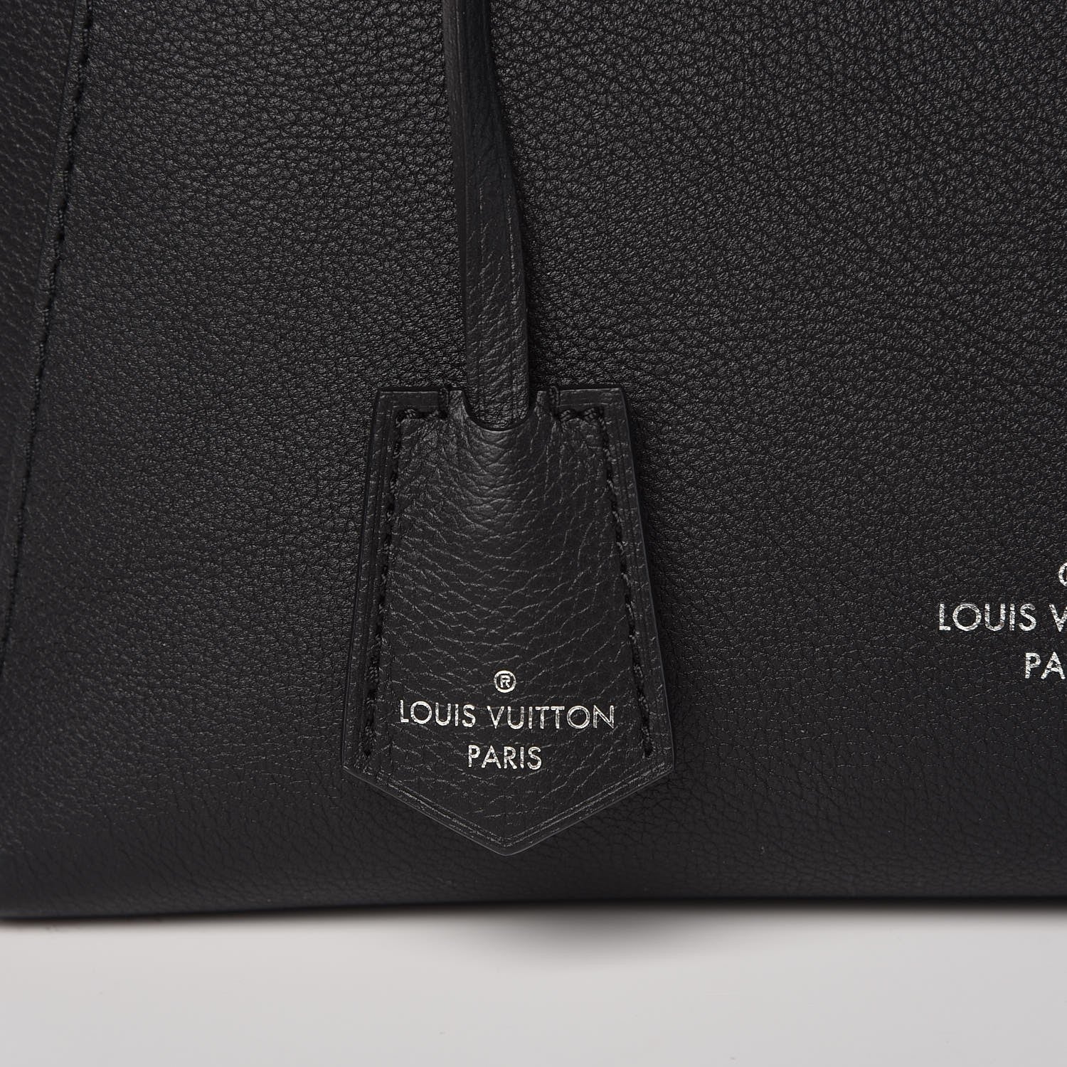 Louis Vuitton Calfskin Lockme Cabas Black 8 of 12