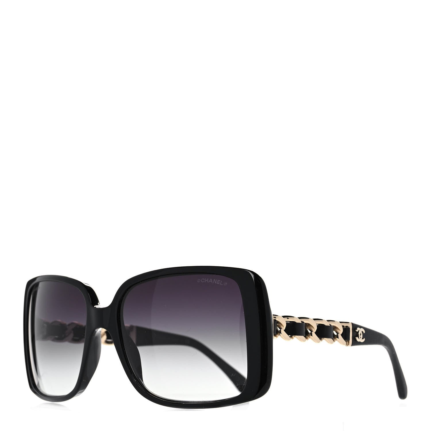 Chanel Acetate Chain Sunglasses 5208-Q Black 1 of 10