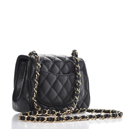 Chanel Caviar Quilted Mini Square Flap Black 3 of 8