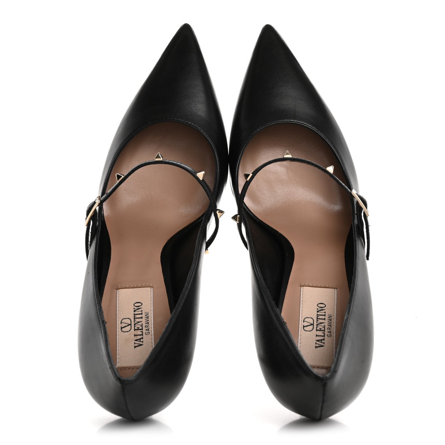 Nappa Rockstud Wispy Mary Jane 80mm Pumps 35.5 Black