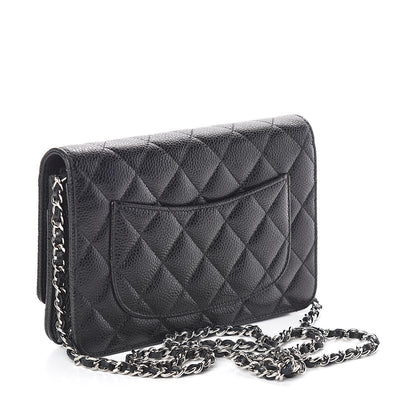 Chanel Caviar Quilted Wallet On Chain WOC Black 3 of 10