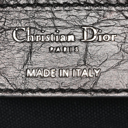 Christian Dior Crinkled Calfskin Large Grand Tour Multipocket Bag Black 6 of 10