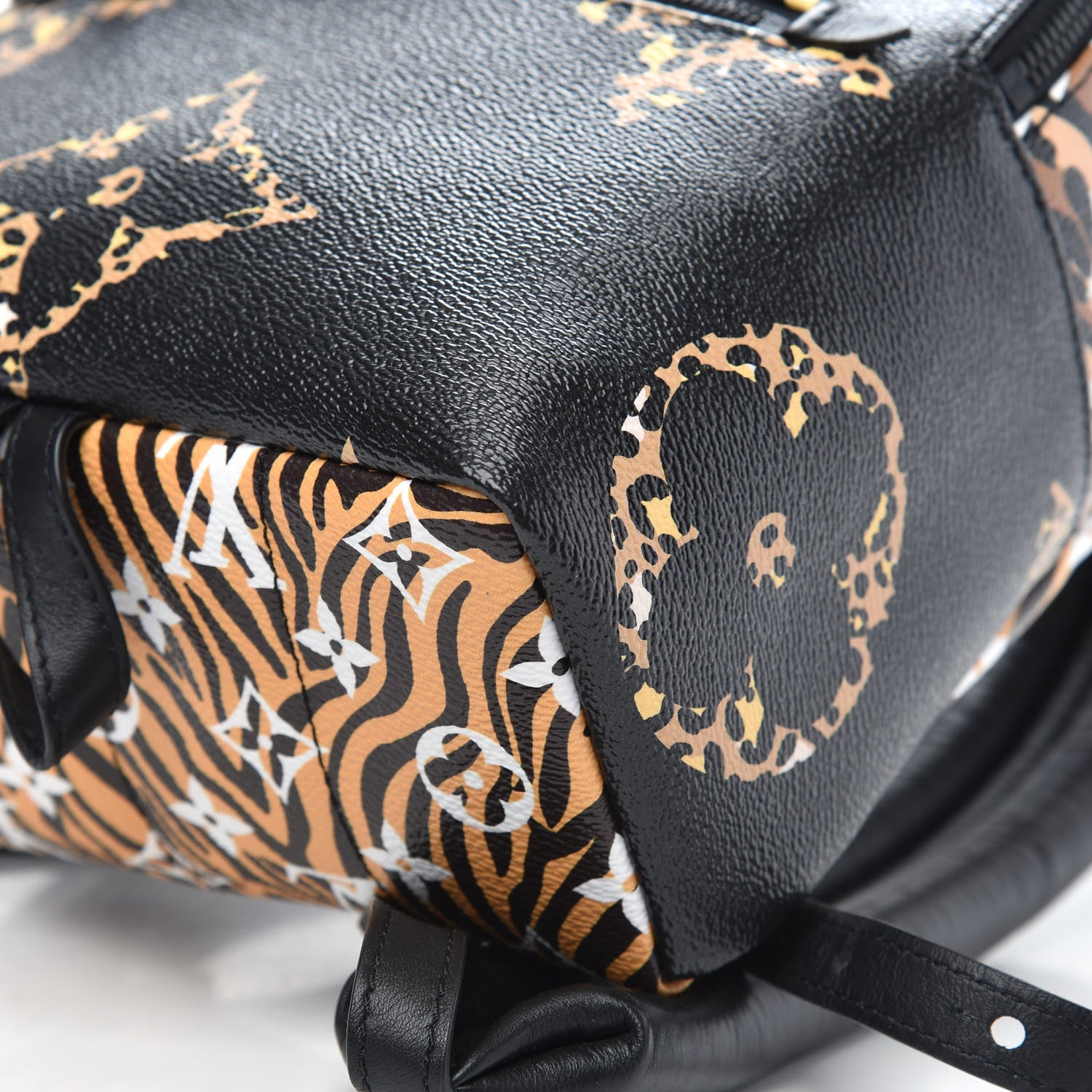 Louis Vuitton Monogram Giant Jungle Palm Springs Backpack PM Black 8 of 10