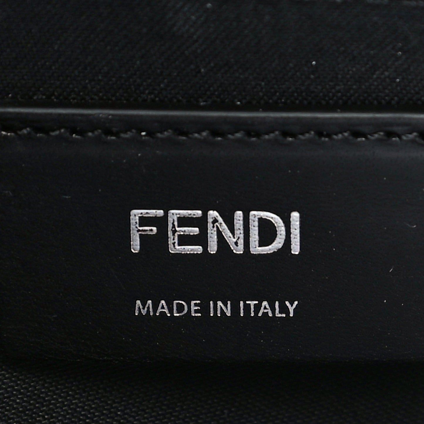 Nappa FF 1974 Embossed Belt Baguette Bag Blue Neon