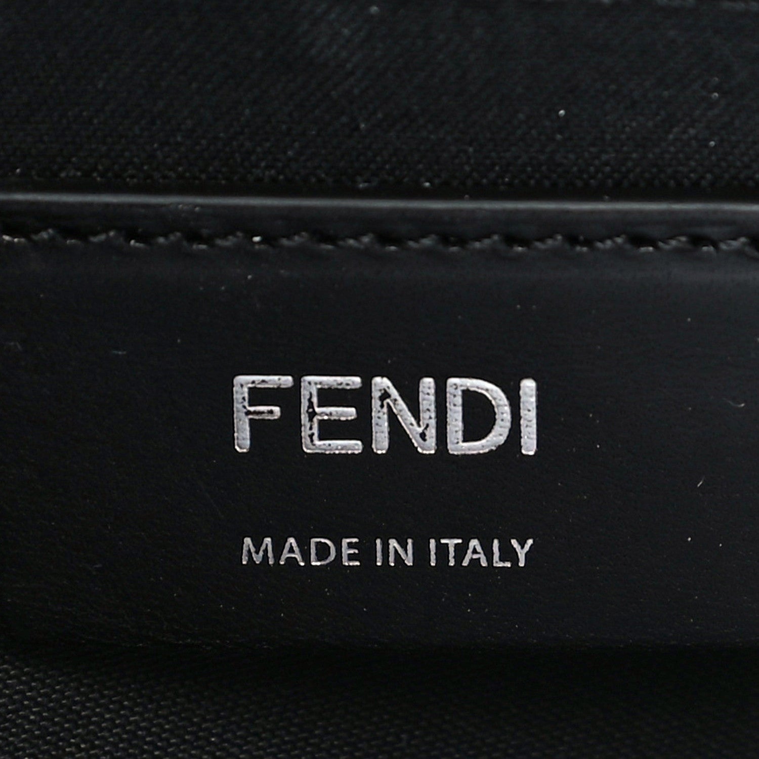 Fendi Nappa FF 1974 Embossed Belt Baguette Bag Blue Neon 6 of 10