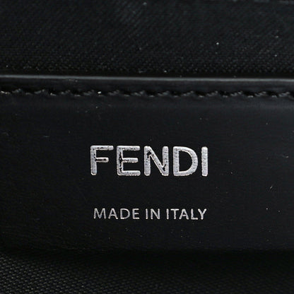 Fendi Nappa FF 1974 Embossed Belt Baguette Bag Blue Neon 6 of 10