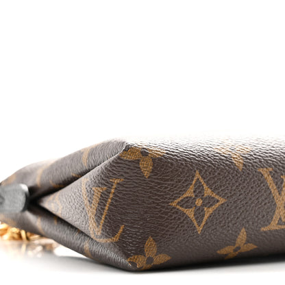 Louis Vuitton Monogram Pallas Clutch Black 9 of 10