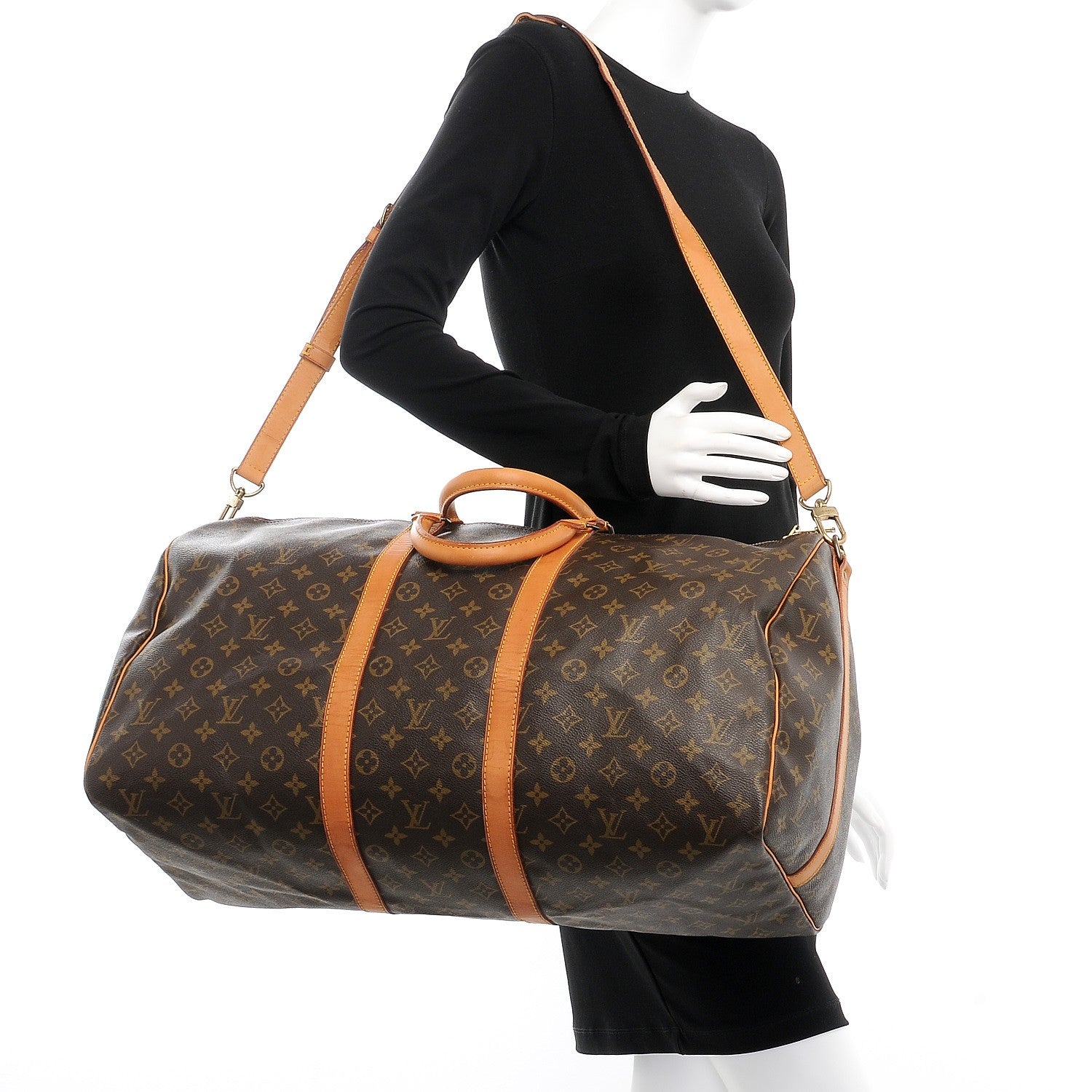 Louis Vuitton Monogram Keepall Bandouliere 55 2 of 8