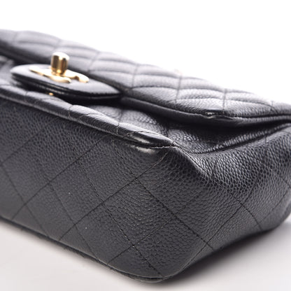 Chanel Caviar Quilted Mini Rectangular Flap Black 6 of 9