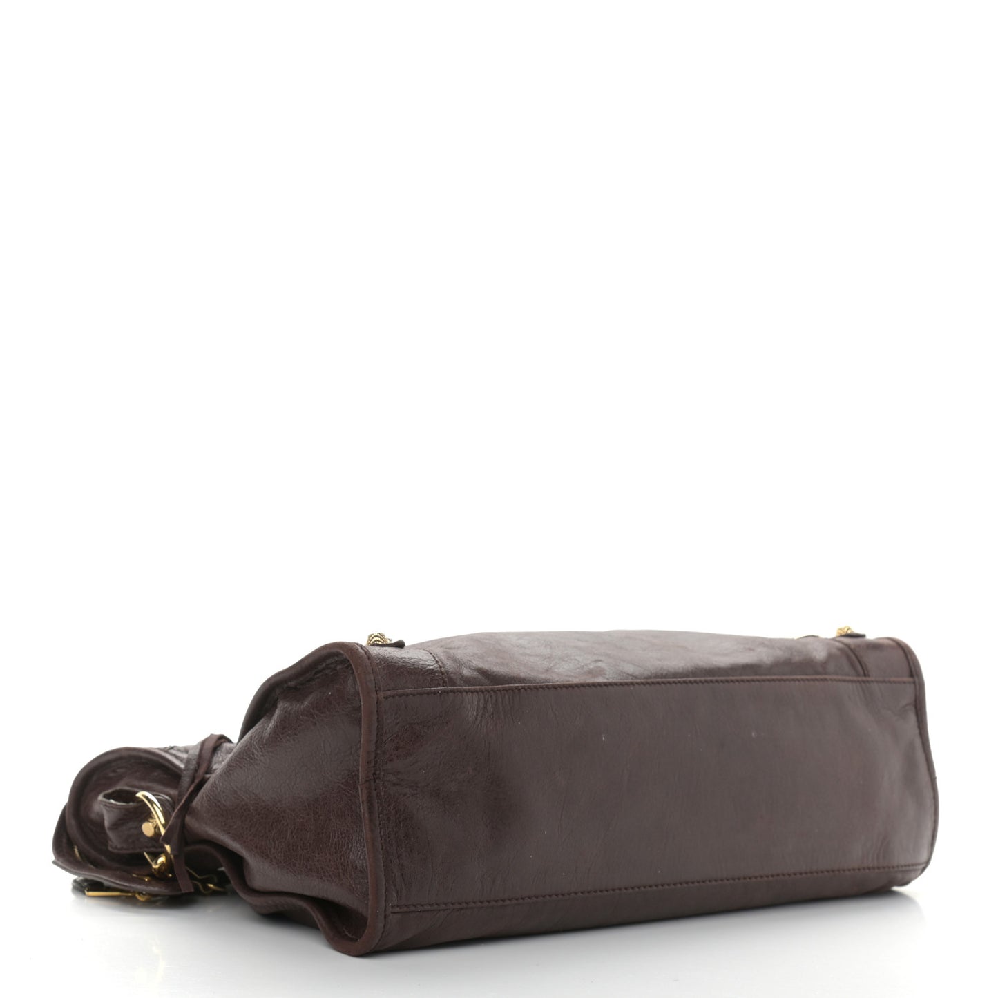 Agneau Giant 12 Gold Hardware City Cigare Fonce