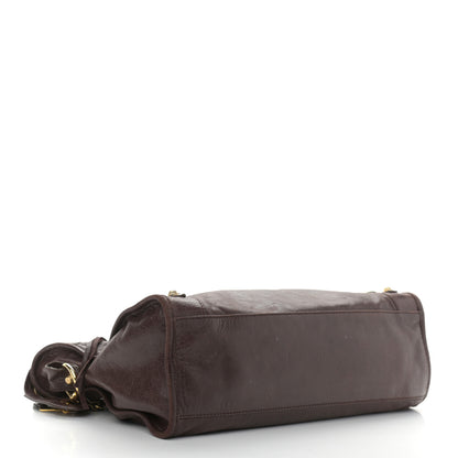 Balenciaga Agneau Giant 12 Gold Hardware City Cigare Fonce 4 of 22