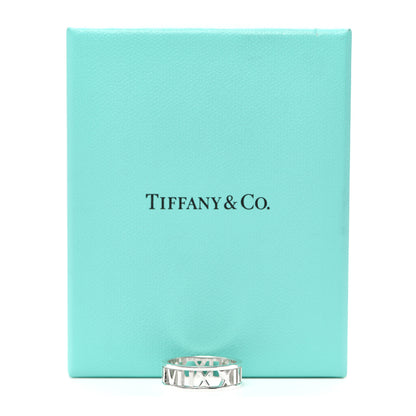 Tiffany Sterling Silver Wide Atlas Open Ring 58 8.25 5 of 5