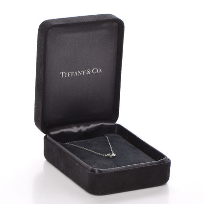 Tiffany Platinum Diamond .25ct Elsa Peretti Diamonds by the Yard Pendant Necklace 8 of 8