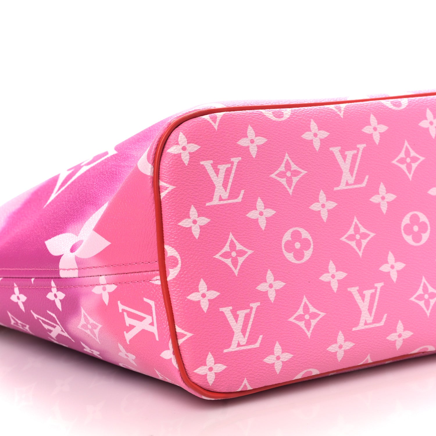 Louis Vuitton Monogram Escale Neverfull MM Rouge 7 of 8