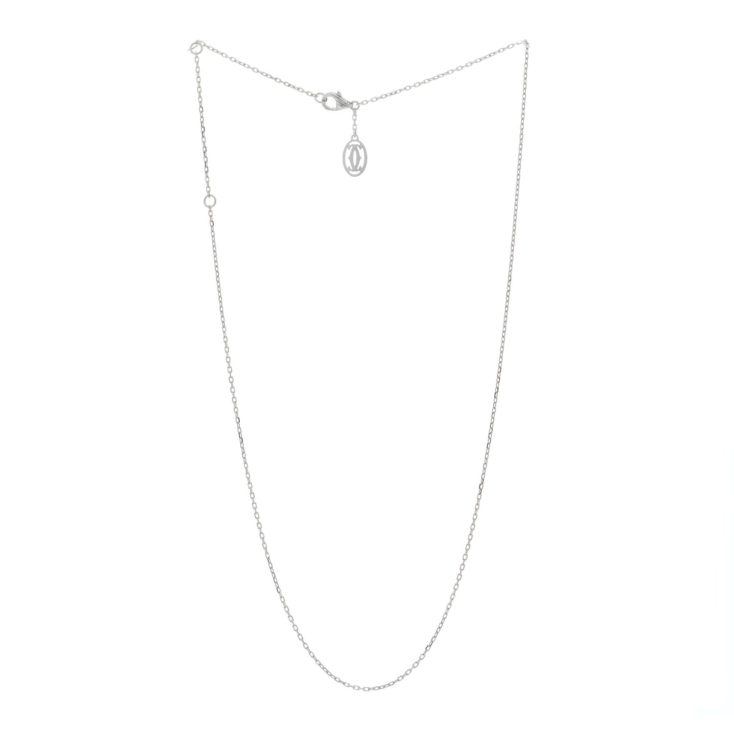 18K White Gold Chain Necklace