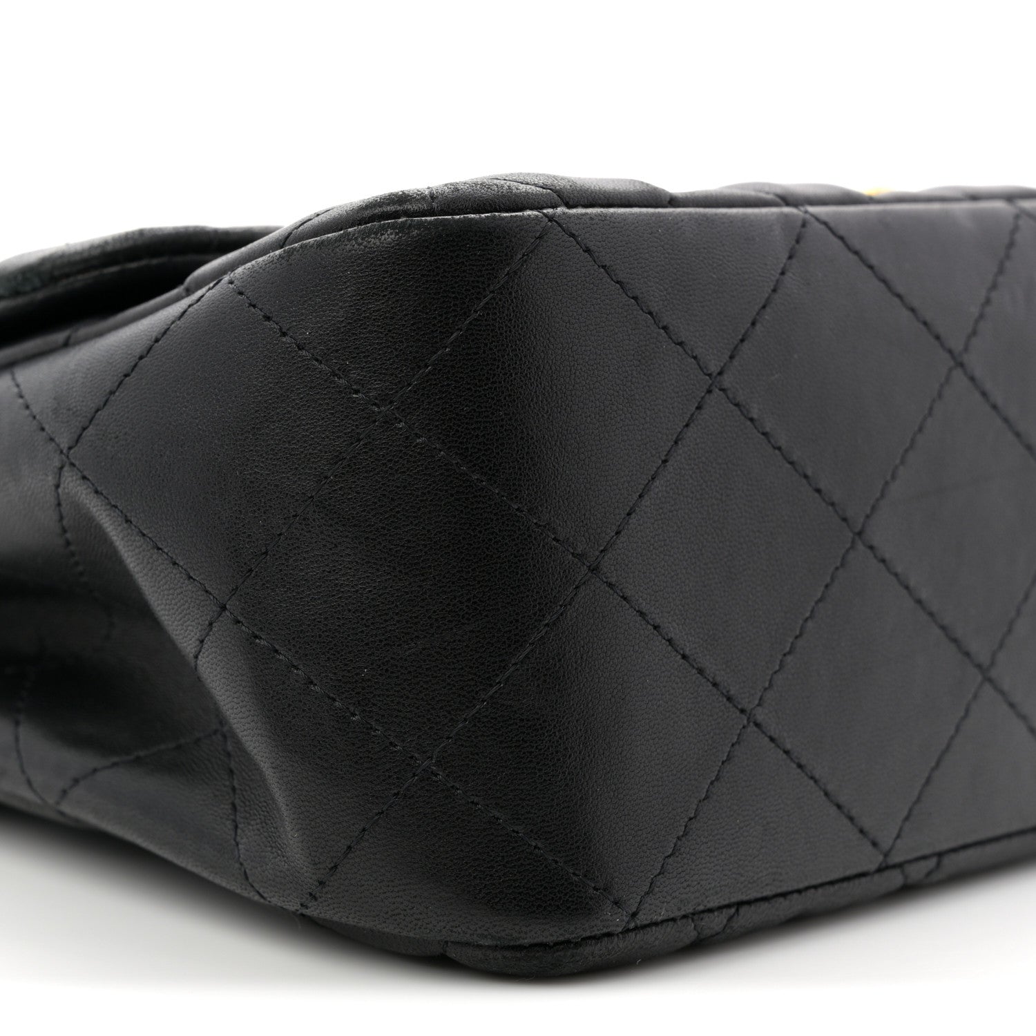 Chanel Lambskin Quilted Jumbo Single Flap Black 9 of 12