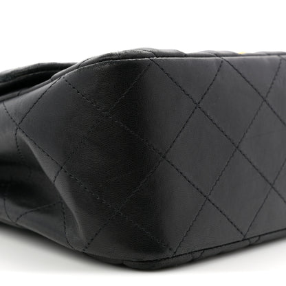 Chanel Lambskin Quilted Jumbo Single Flap Black 9 of 12