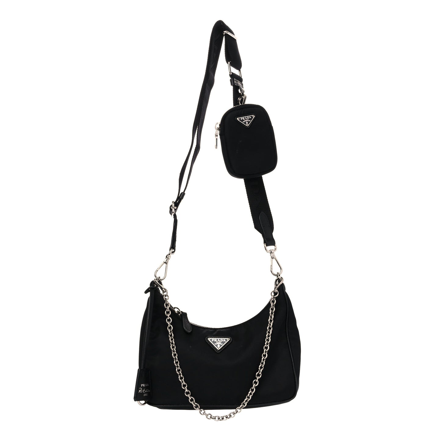 Nylon Re-Edition 2005 Shoulder Bag Black