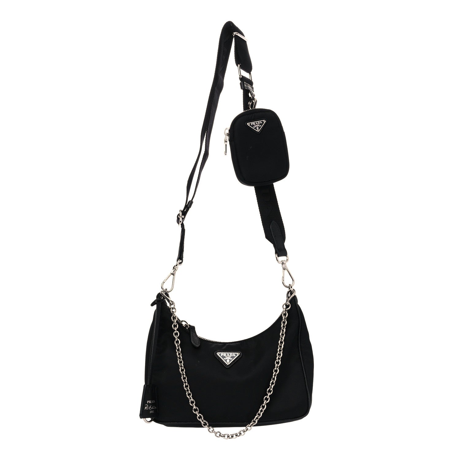 Prada Nylon Re-Edition 2005 Shoulder Bag Black 1 of 16