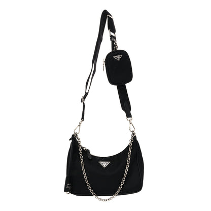 Prada Nylon Re-Edition 2005 Shoulder Bag Black 1 of 16