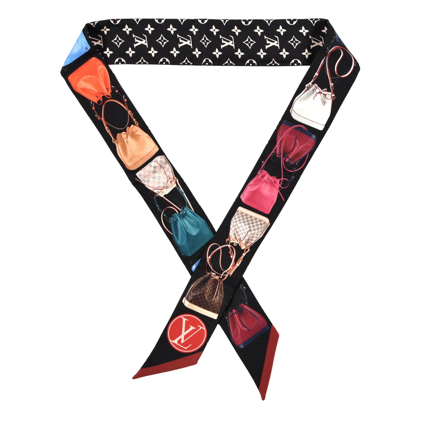 Silk Monogram Tribute To Noe BB Bandeau Black