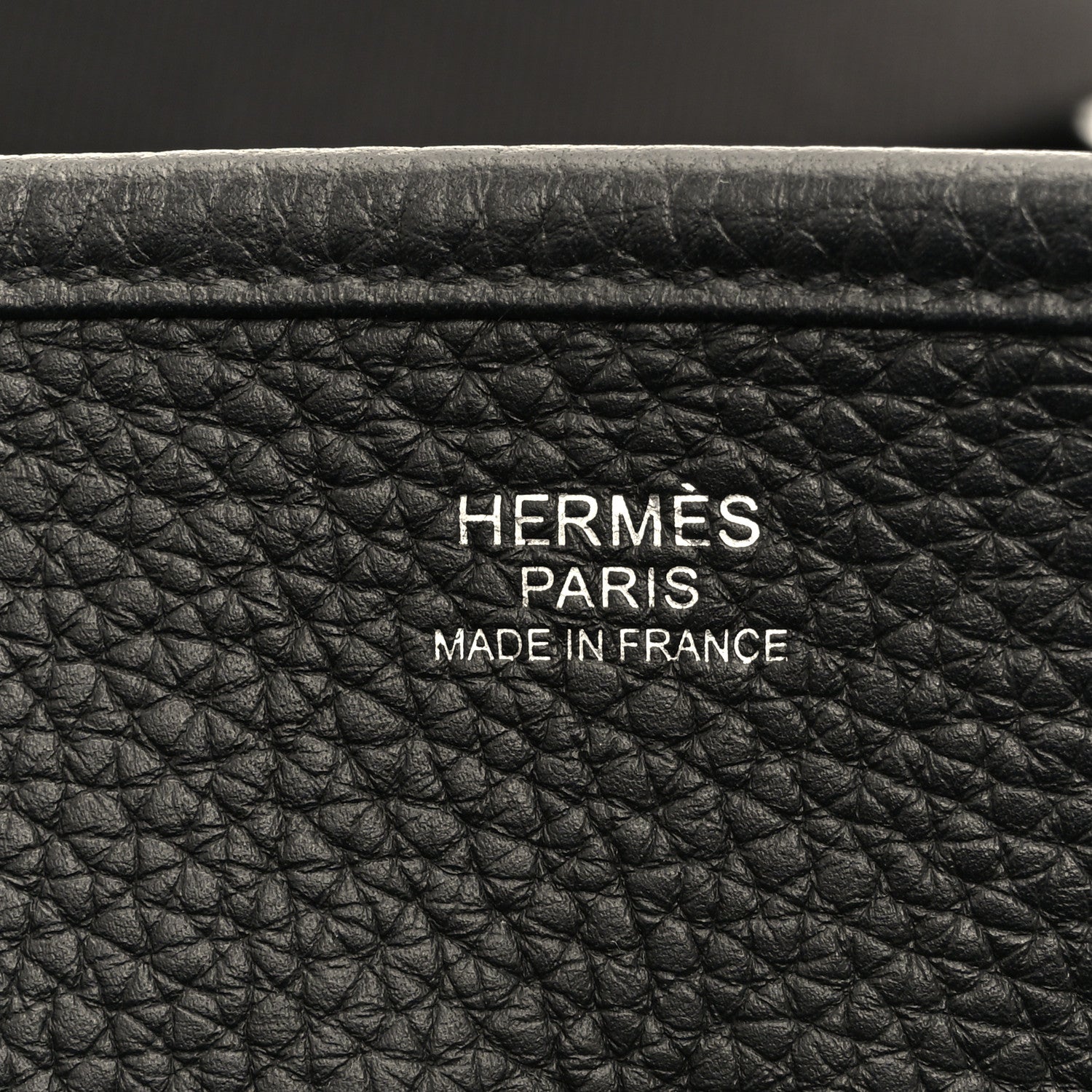 Hermes Taurillon Clemence Evelyne III PM Black 6 of 10