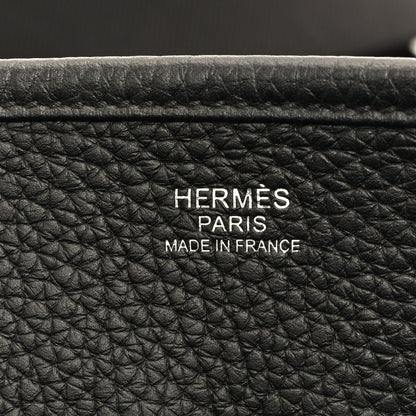 Hermes Taurillon Clemence Evelyne III PM Black 6 of 10