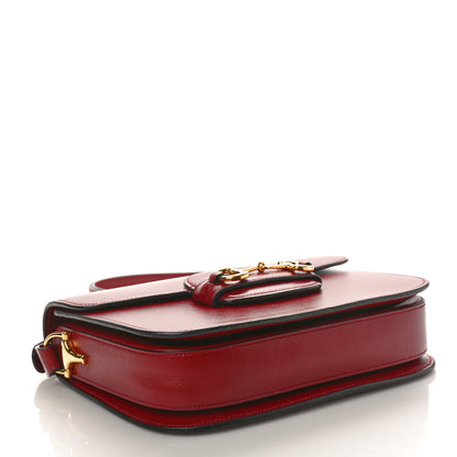 Gucci Azalea Calfskin Horsebit 1955 Shoulder Bag New Cherry Red 4 of 13