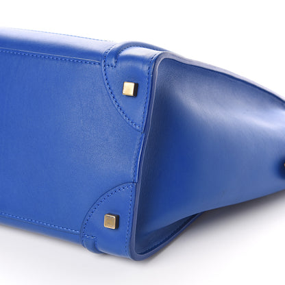 Celine Smooth Calfskin Mini Luggage Royal Blue 8 of 8