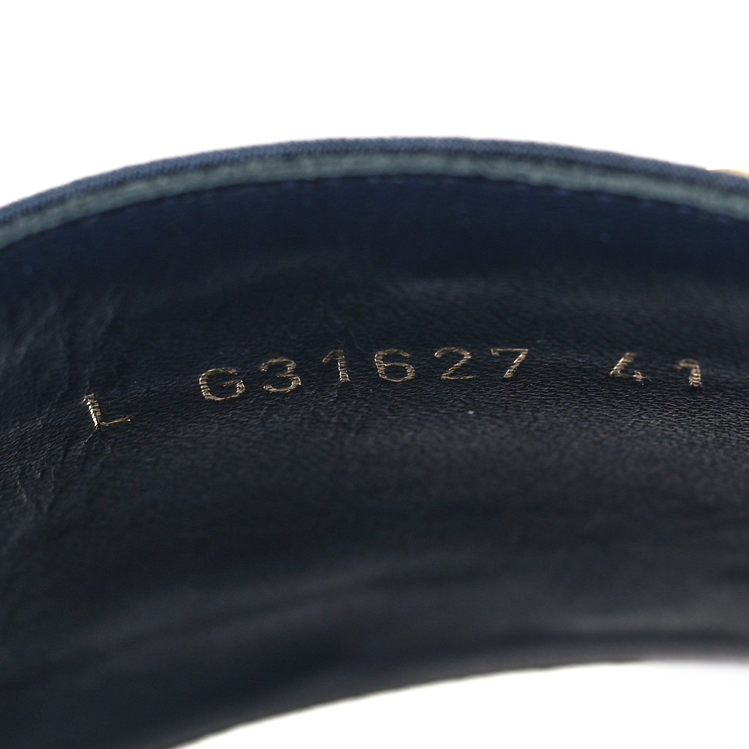 Chanel Satin Canvas Chain Slides Sandals Flats 41 Marine 6 of 8