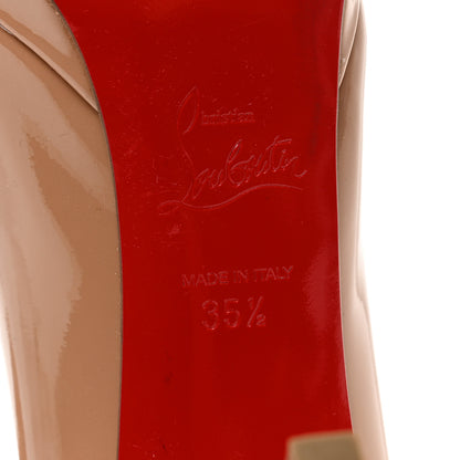 Christian Louboutin Patent Pigalle Plato 85 35.5 Nude 6 of 8