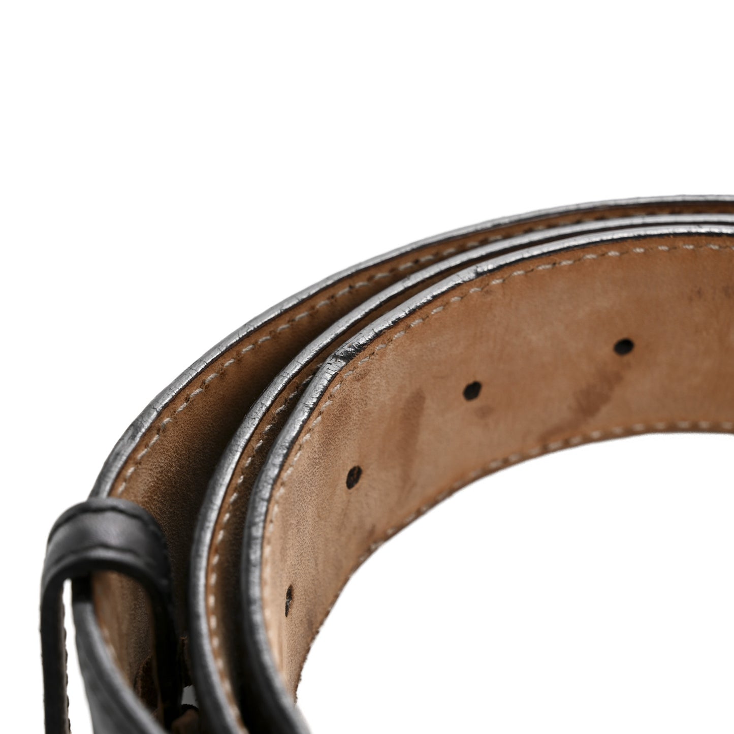 Guccissima Signature Interlocking G Belt 100 40 Black
