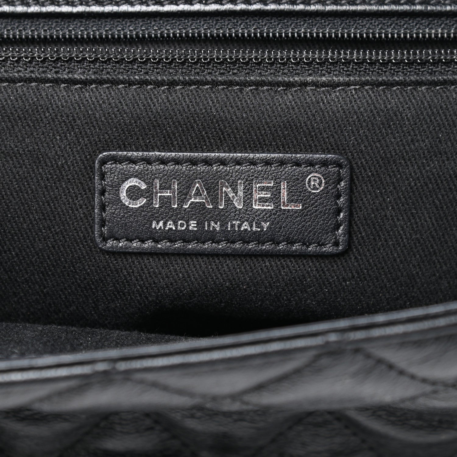 Chanel Metallic Goatskin Large City Rock Flap Black 6 of 10