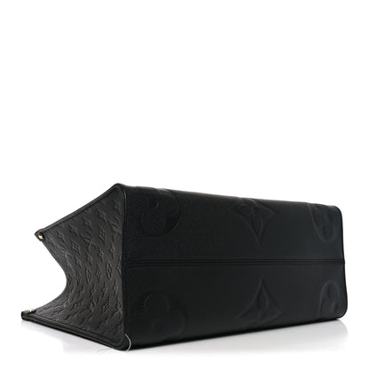 Louis Vuitton Empreinte Monogram Giant Onthego MM Black 4 of 9