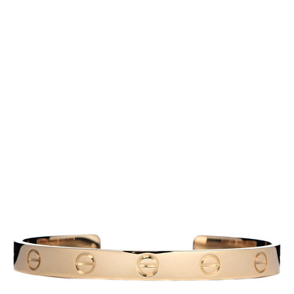 Cartier 18K Yellow Gold LOVE Cuff Bracelet 16 1 of 4