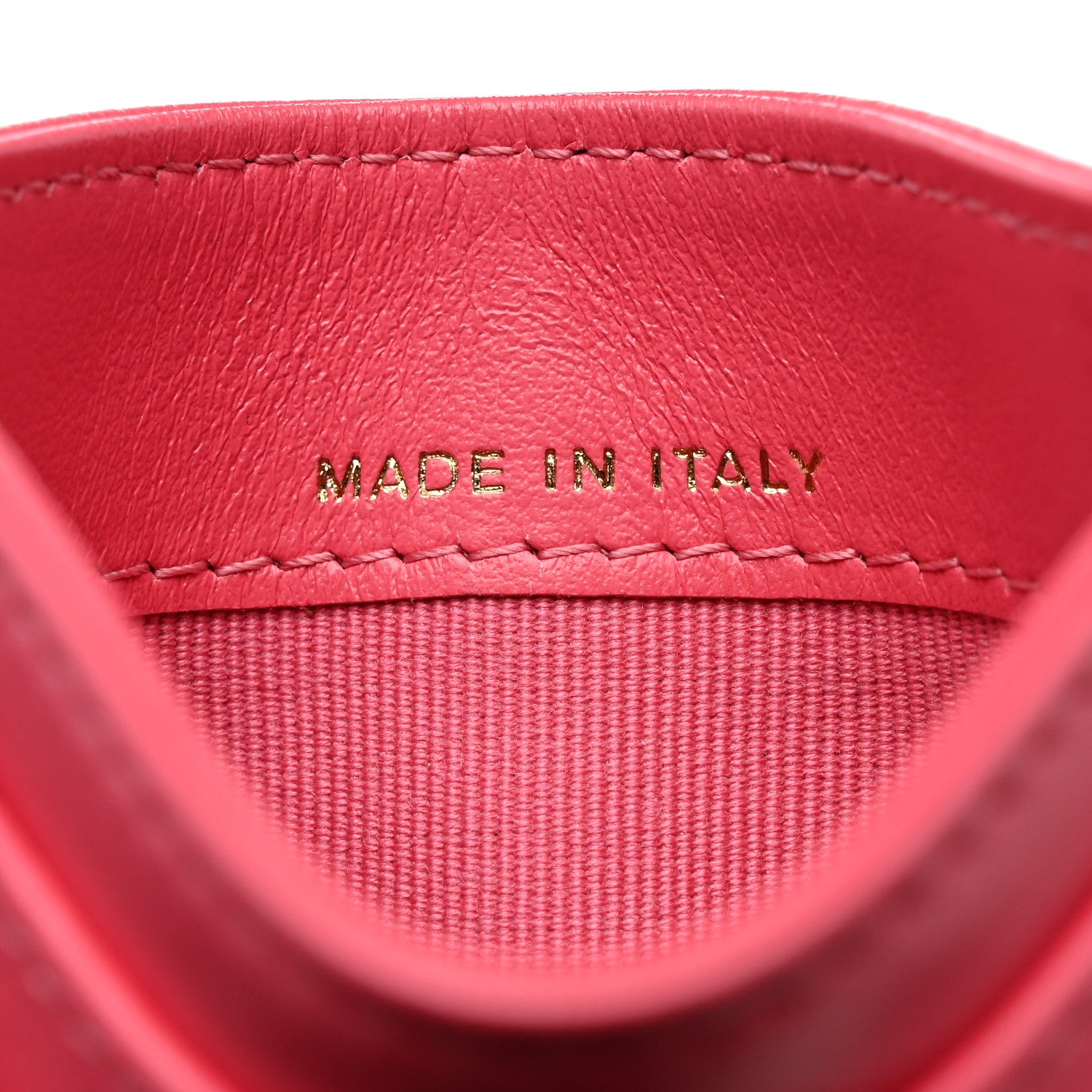 Chanel Lambskin Plexiglass Quilted Coco Love Card Holder Pink 7 of 9