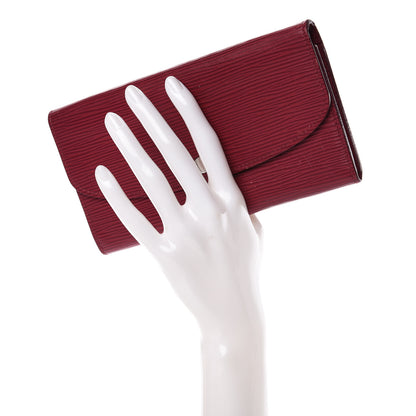 Louis Vuitton Epi Emilie Wallet Fuchsia 2 of 14