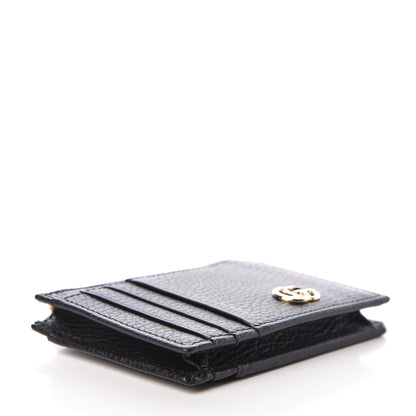 Gucci Dollar Calfskin GG Marmont Coin Case Card Holder Black 4 of 8
